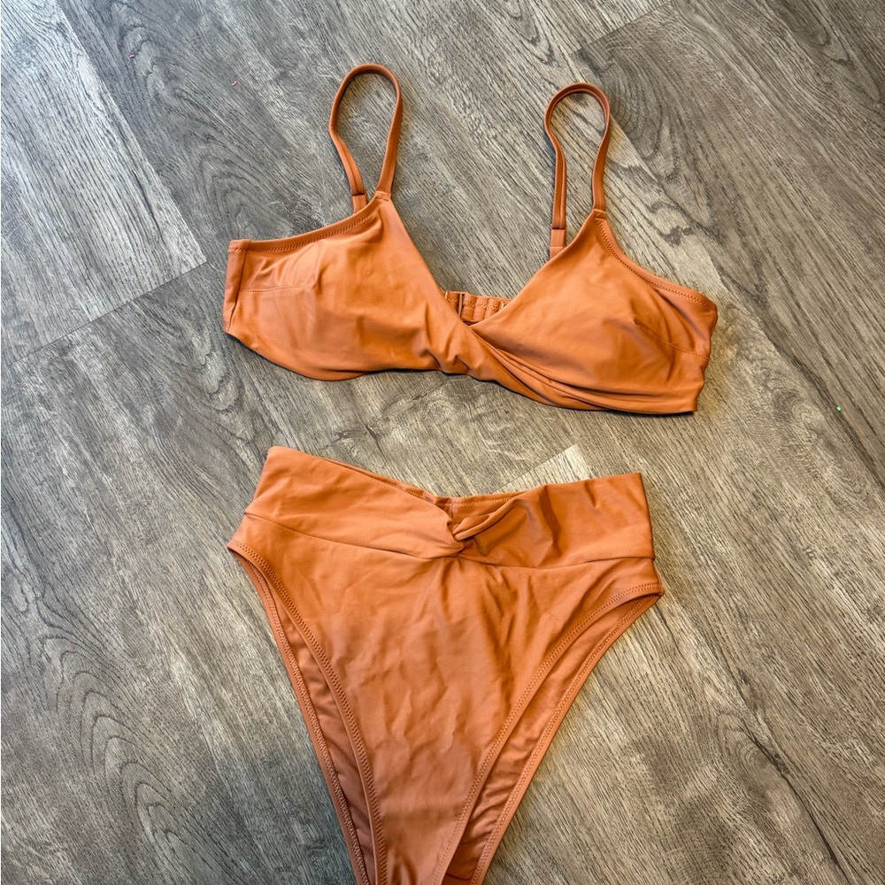 Aerie Burnt Orange Bikini Set